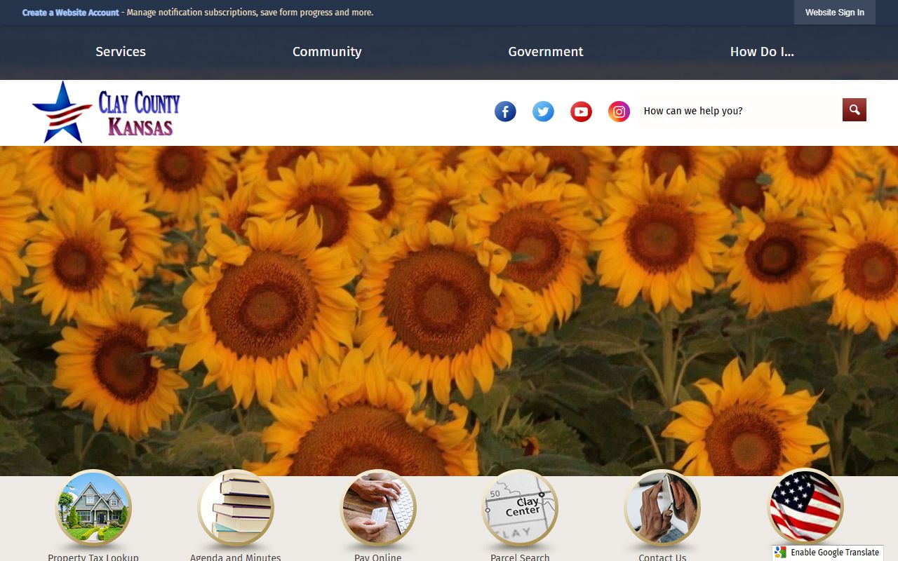 Clay County court records official county homepage